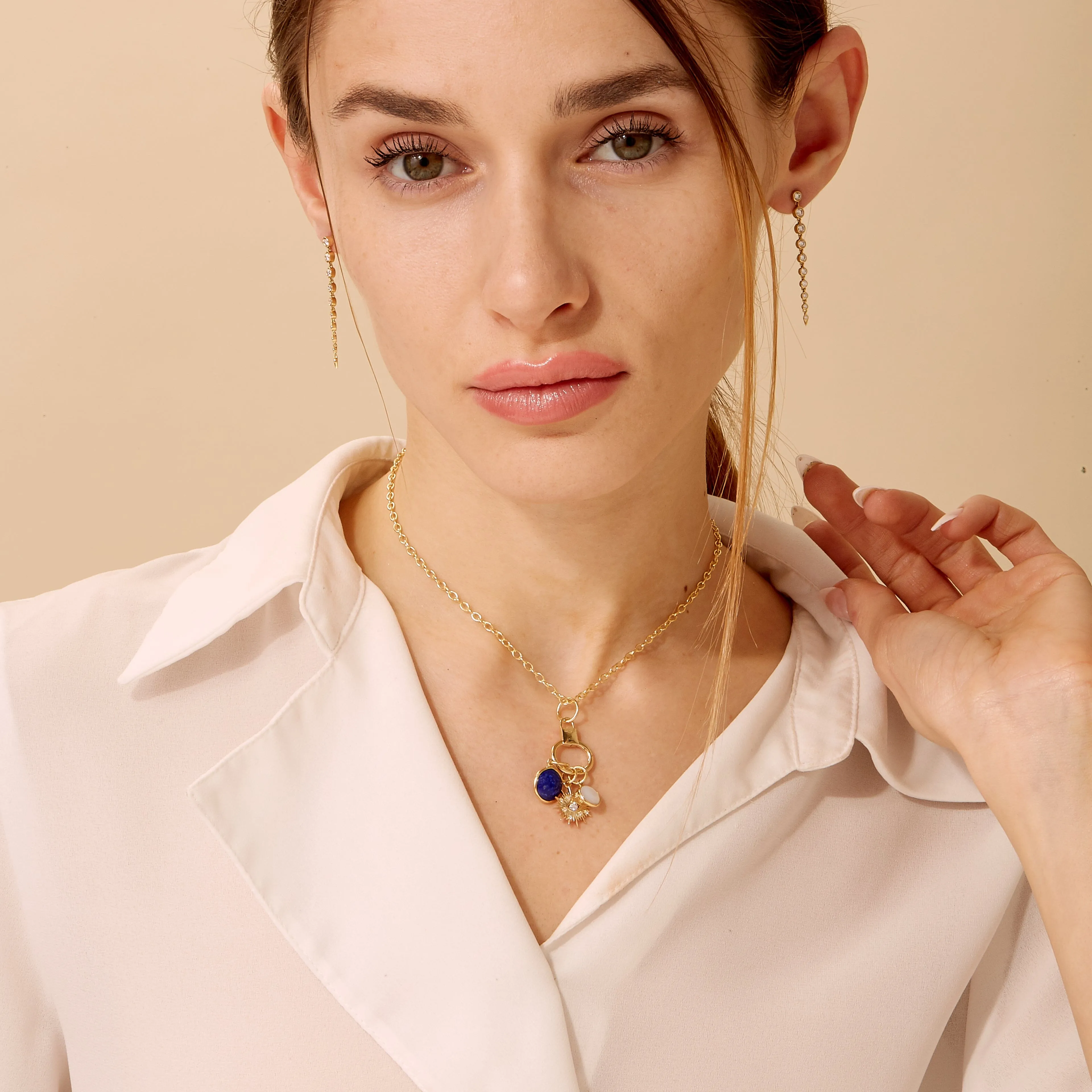 Evil Eye Chakra Charm Necklace