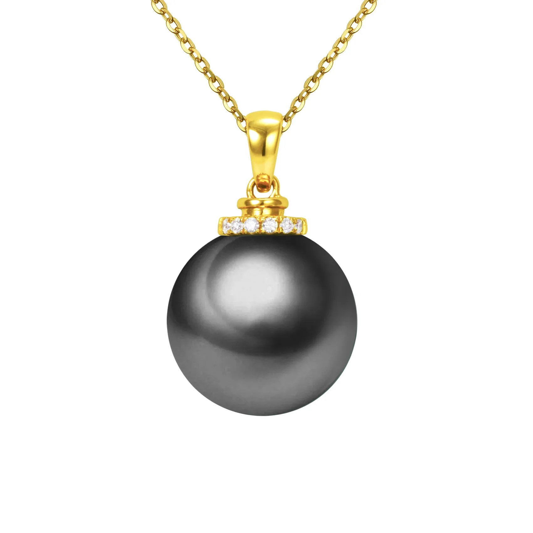 G18k Diamonds Pearl Pendant