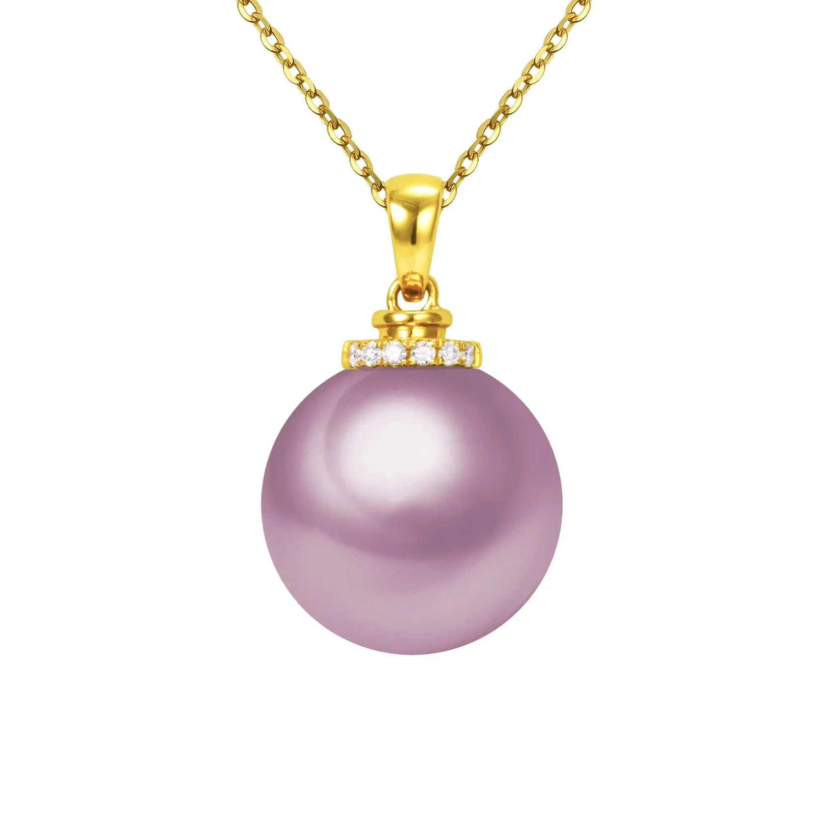 G18k Diamonds Pearl Pendant