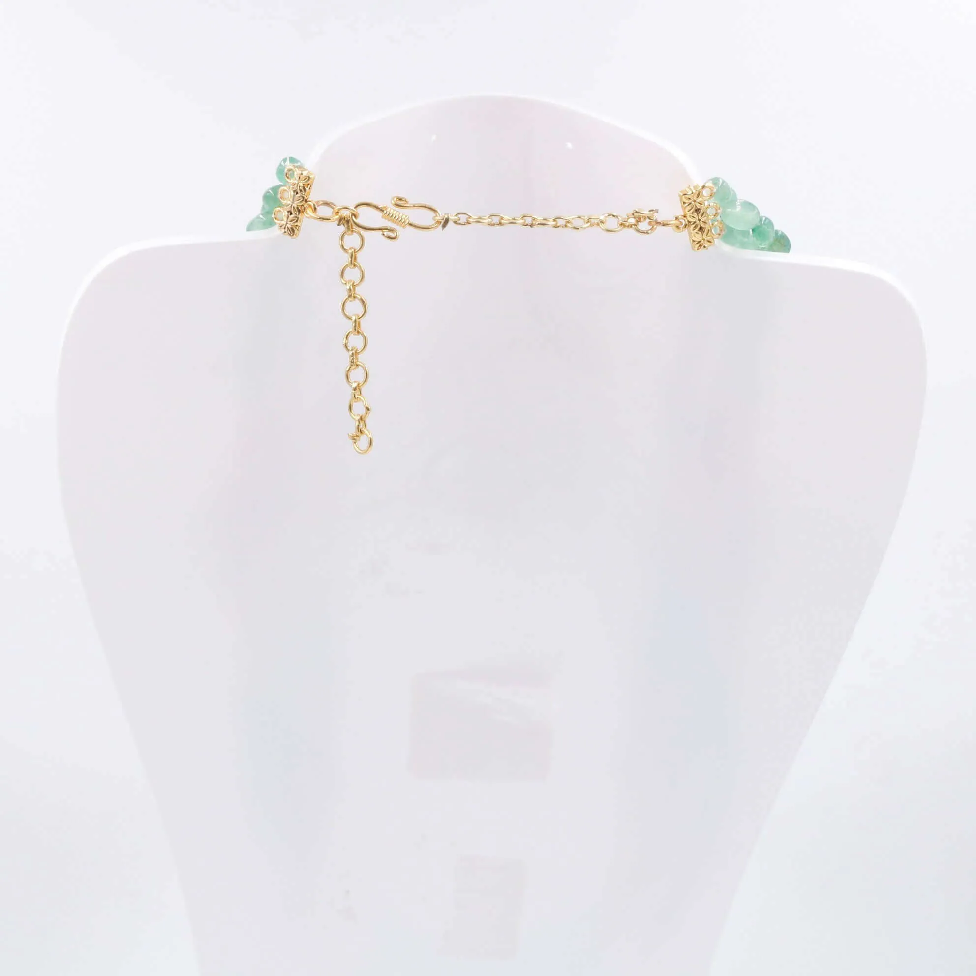 Gemstone w/ Fresh Water Pearl Necklace Ruby w/ Fresh Water Pearl & Aventurine Quartz Necklace Indian Necklace Layered Necklace SKU: 6143124