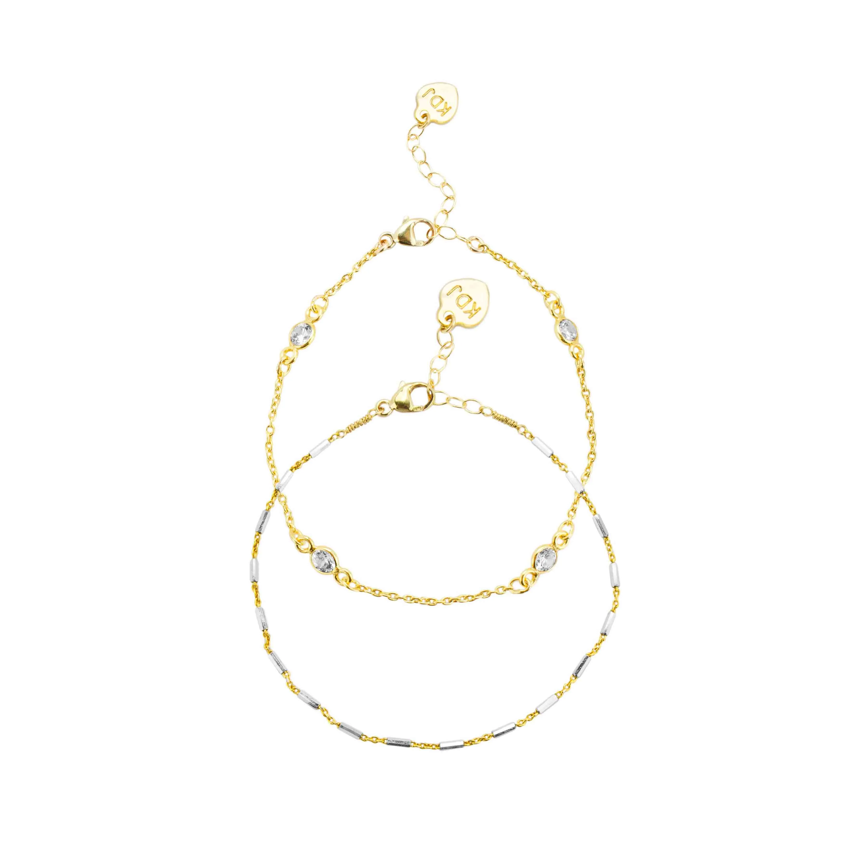 Golden Bracelet Set