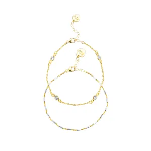 Golden Bracelet Set