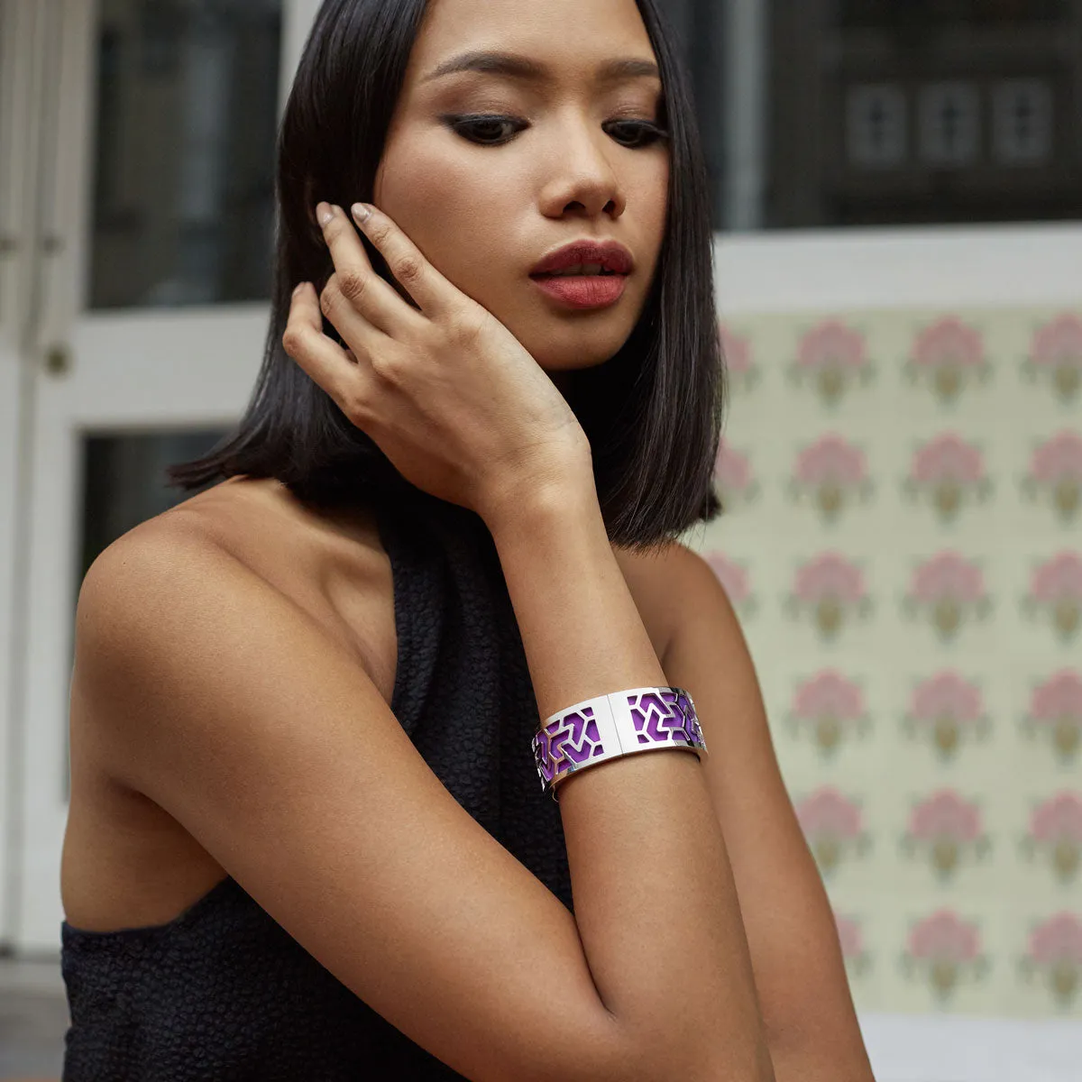 Iskandar Bangle - Porcelain White
