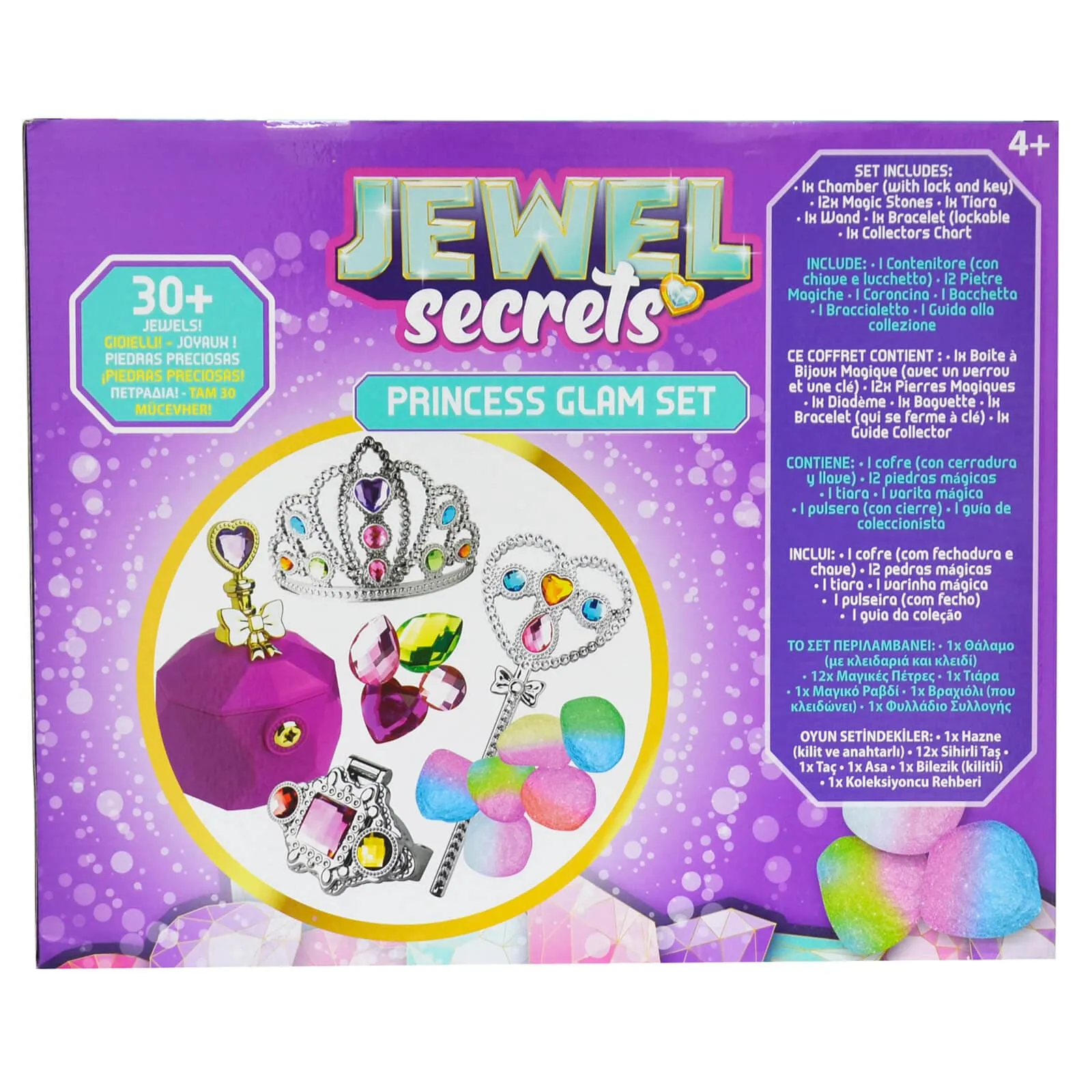 Jewel Secrets Princess Glam Set Magic Stones Create 30  Jewels