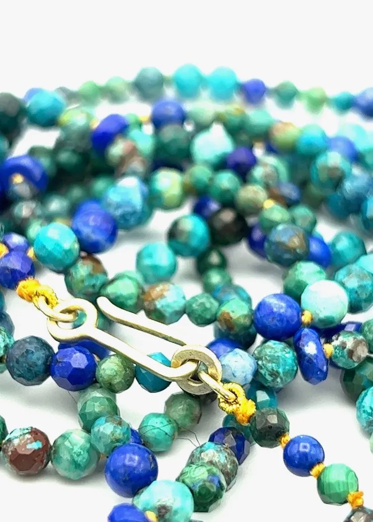Judi Powers | Lapis   Chrysocolla Necklace