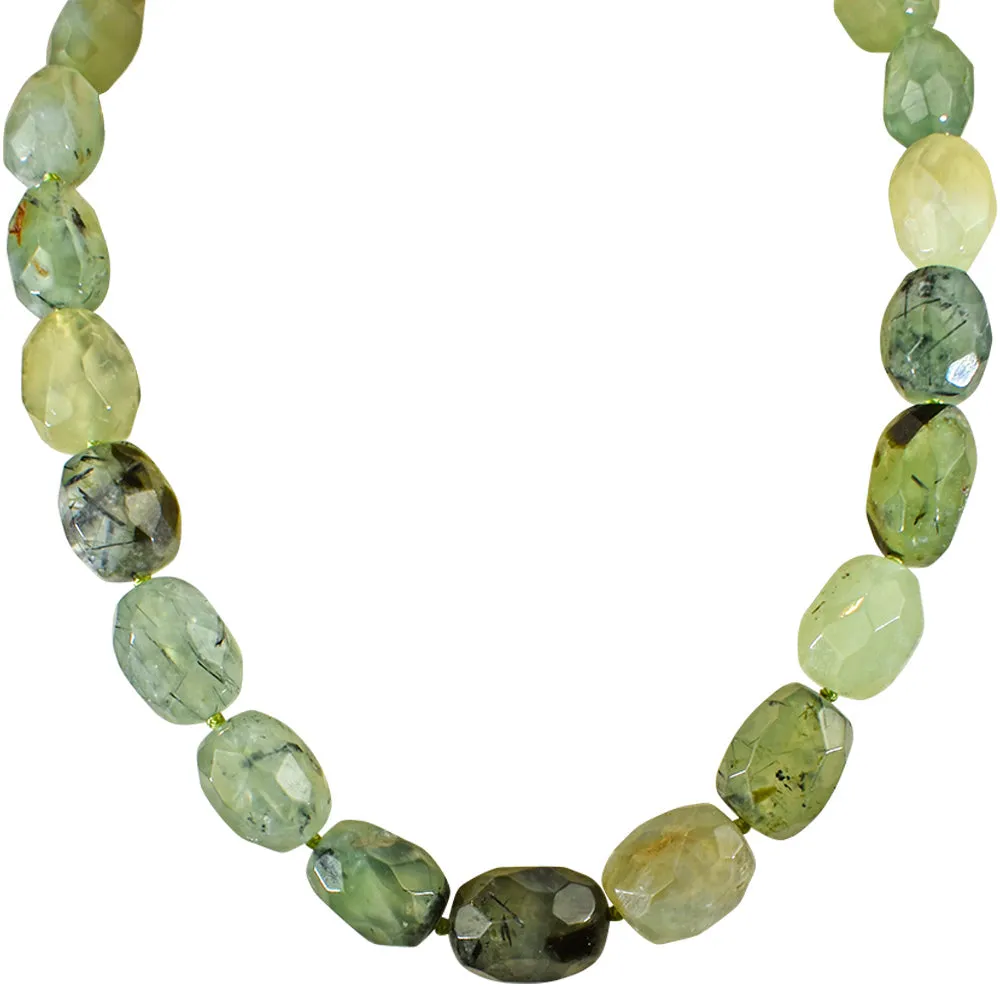 Kirks Folly Precious Faceted Prehnite Necklace