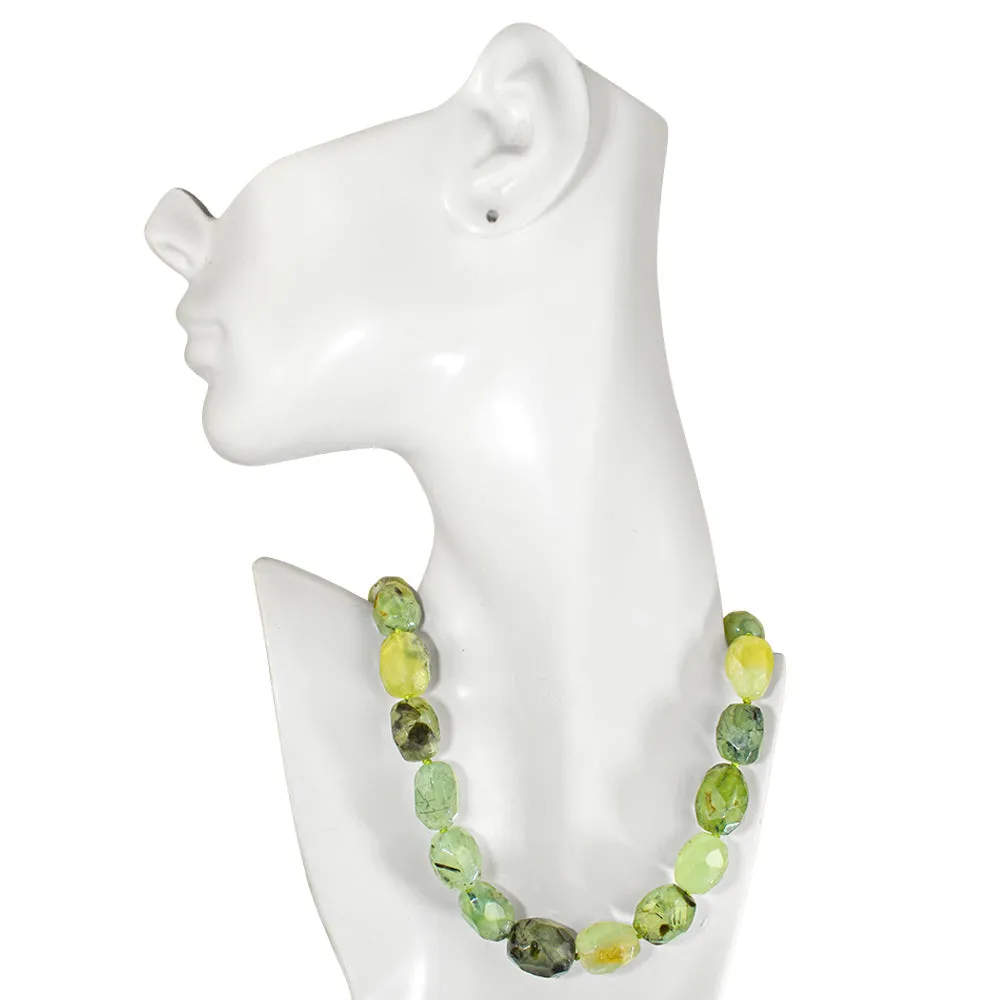 Kirks Folly Precious Faceted Prehnite Necklace