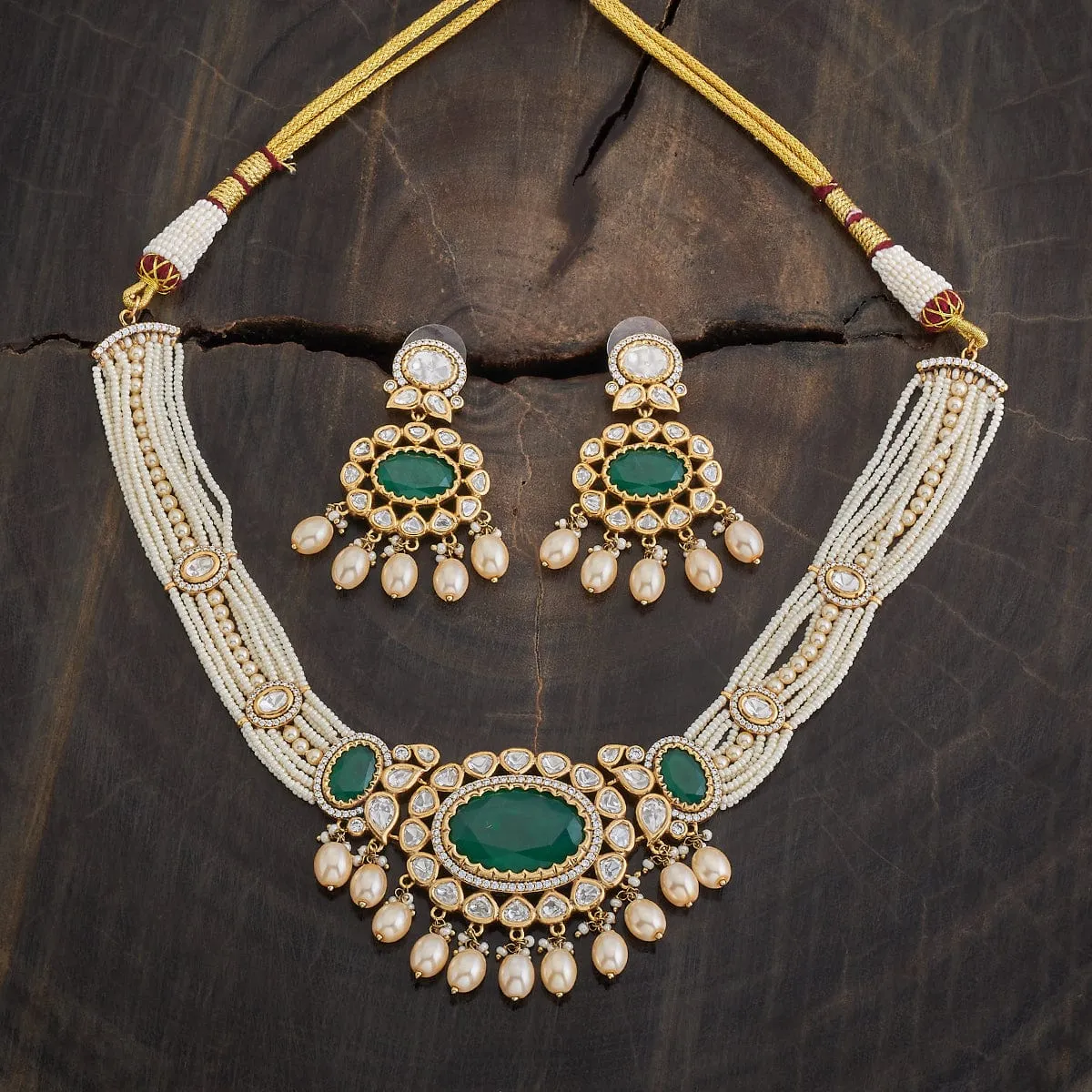 Kundan Necklace 174046