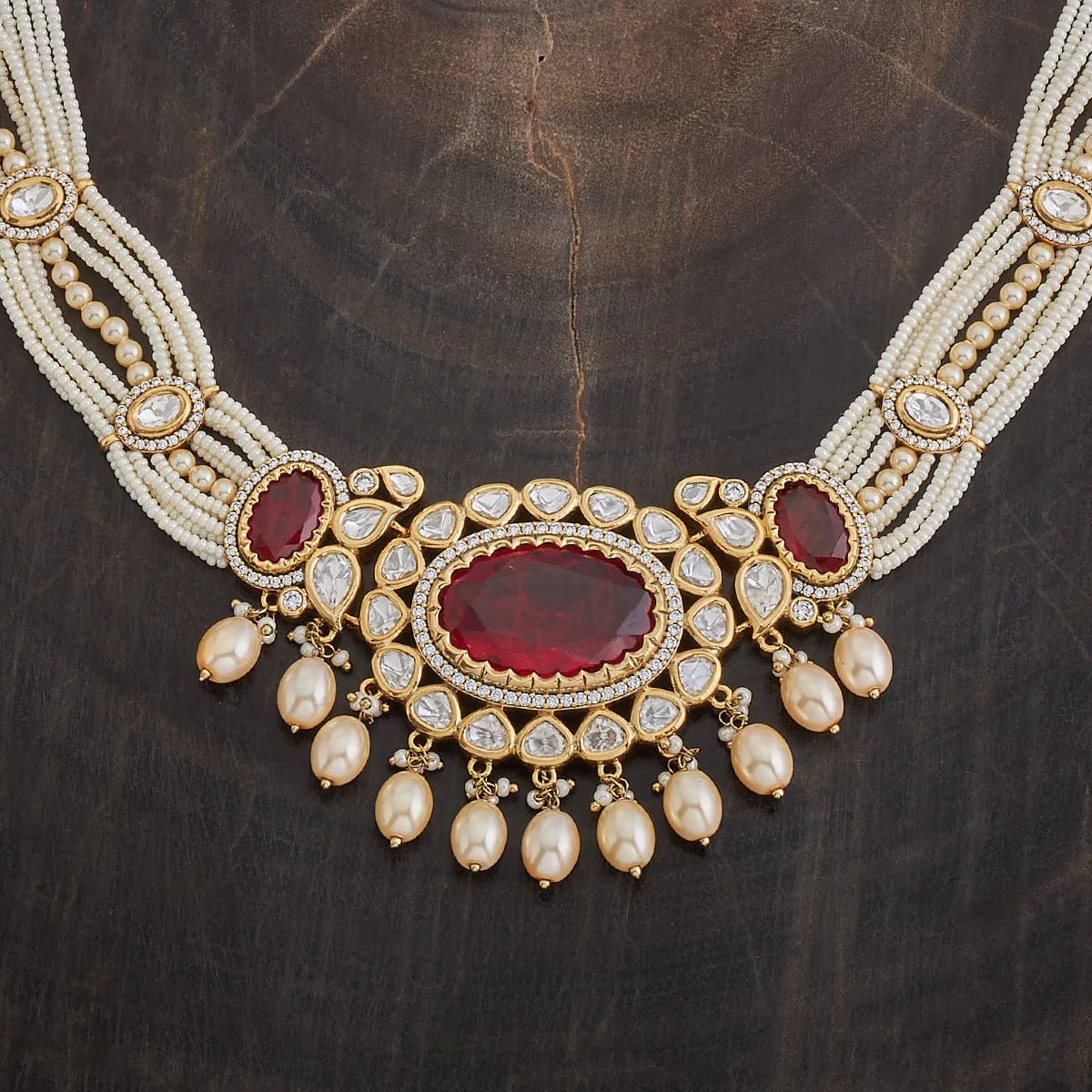 Kundan Necklace 174046