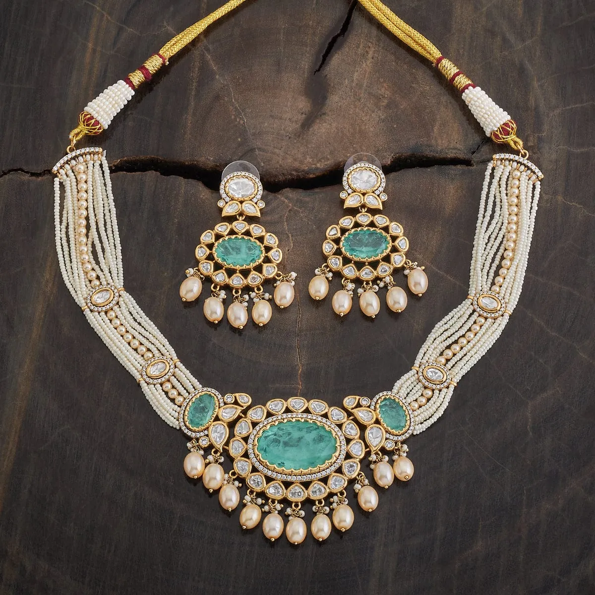 Kundan Necklace 174046