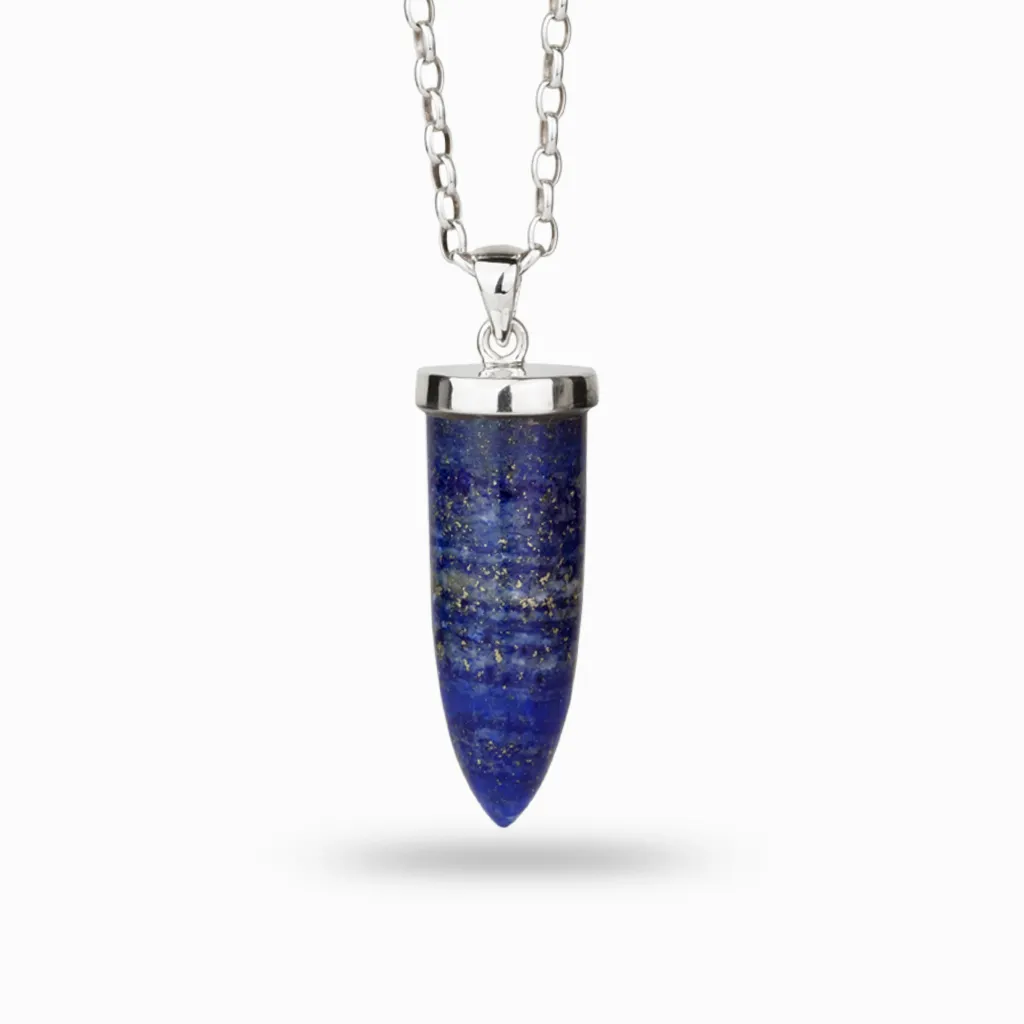 Lapis Lazuli Bullet Necklace