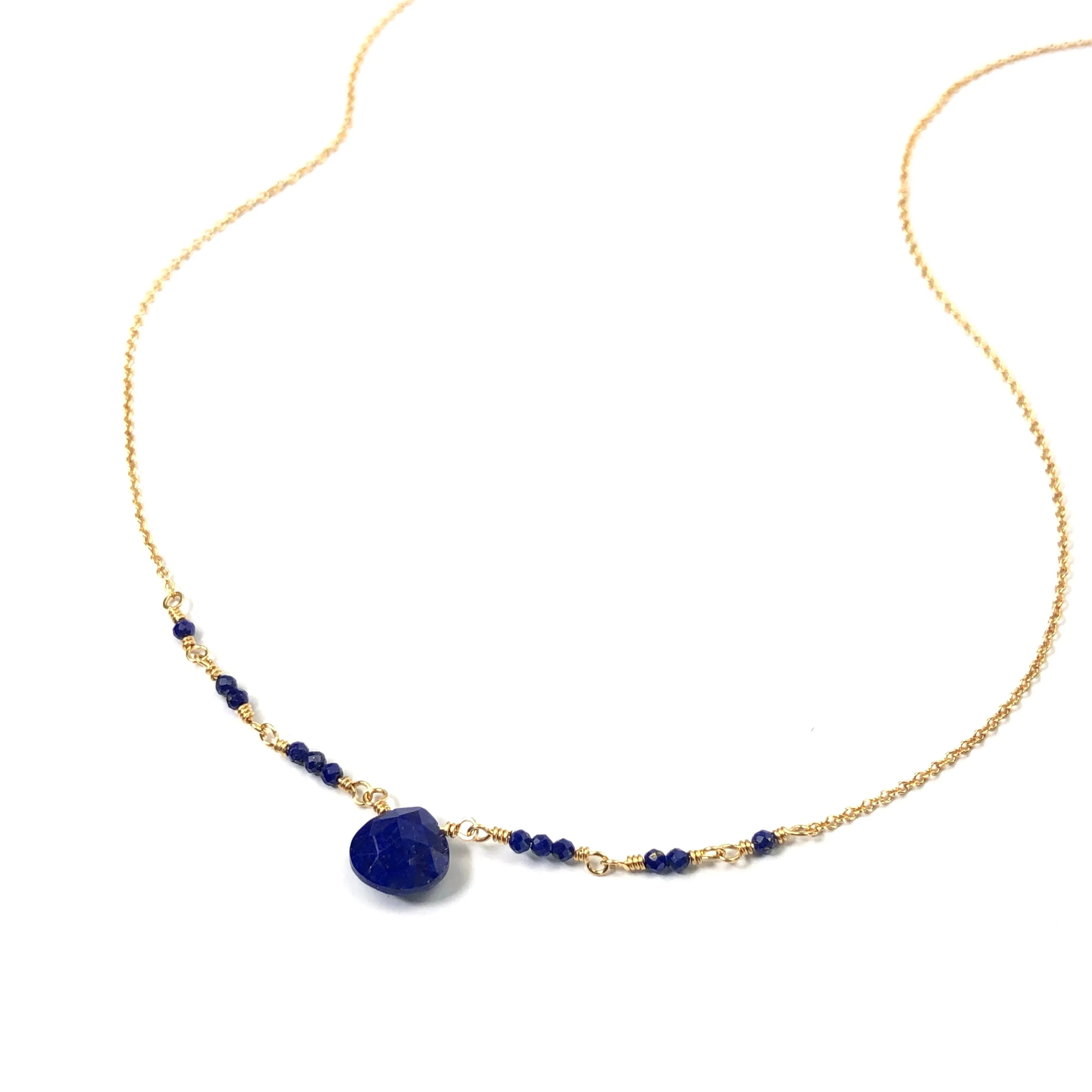 Lapis Lazuli New Band Necklace