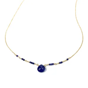 Lapis Lazuli New Band Necklace