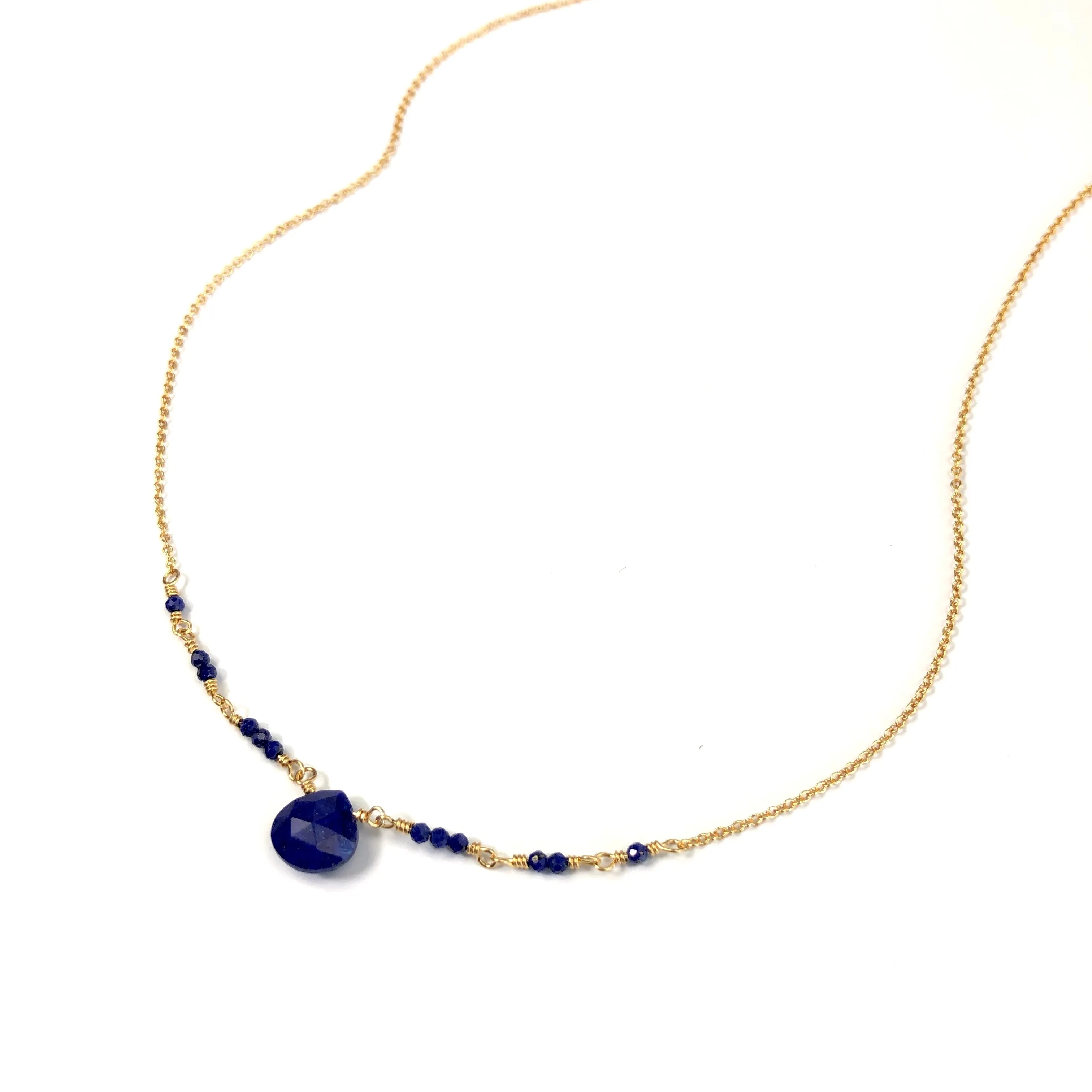 Lapis Lazuli New Band Necklace