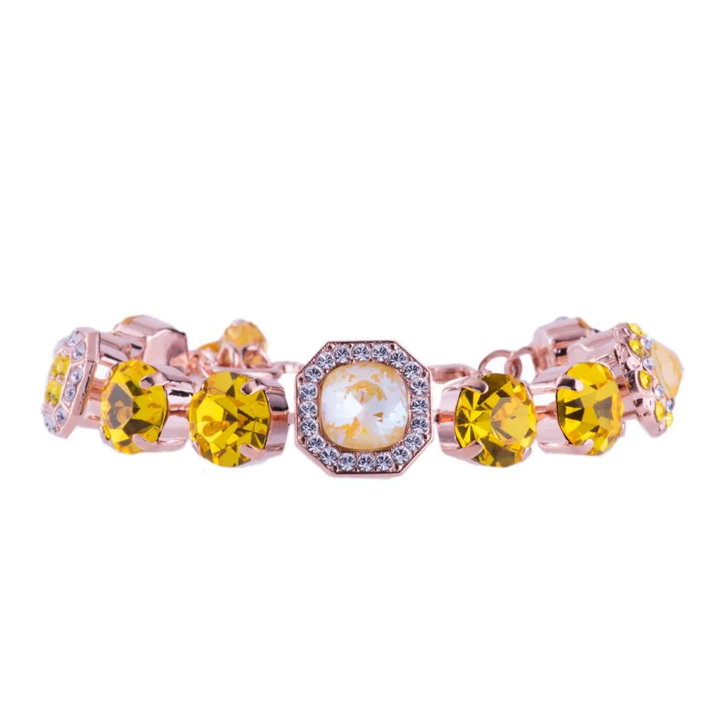 Large Square Cluster Bracelet in "Fields of Gold" *Custom*