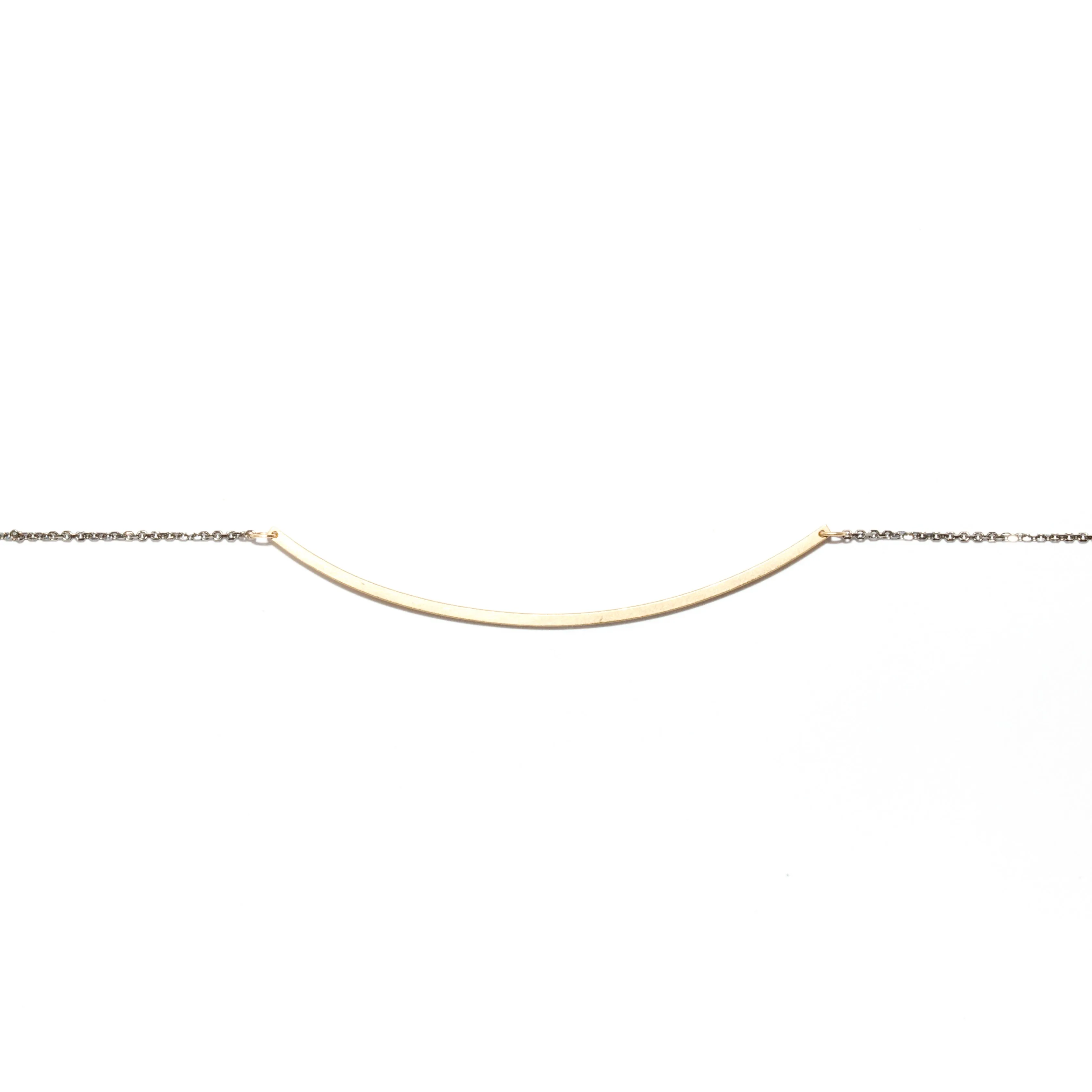 <!--BR505-->curved slinky bar bracelet