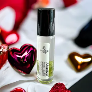 MANIFEST Perfume Oil Roller for MANIFESTATION with Peridot   Sage essential oil