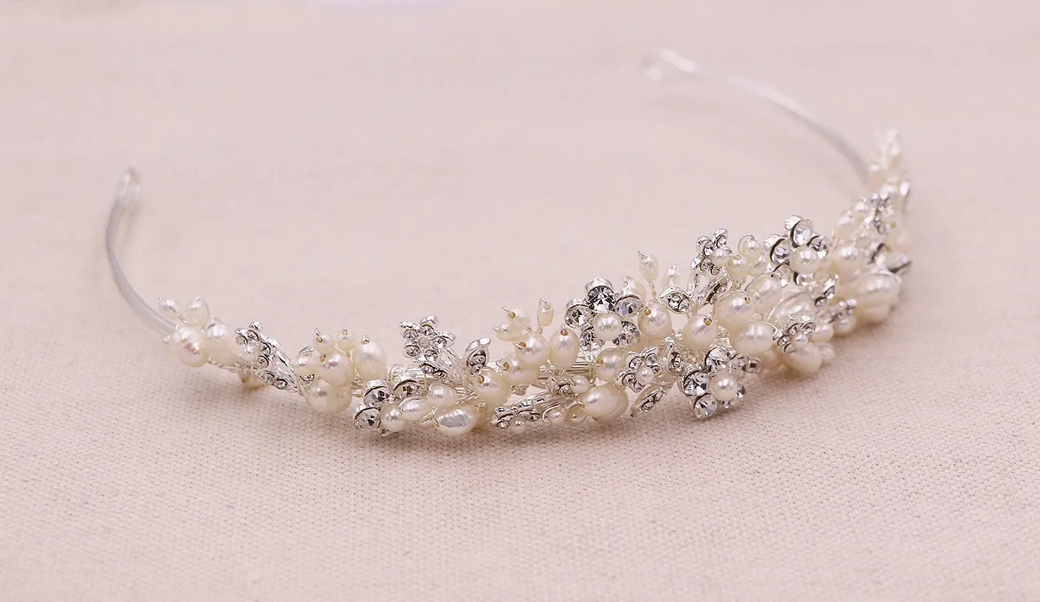 Mckinley Pearl and Crystal Tiara