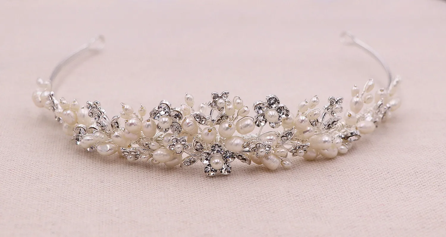 Mckinley Pearl and Crystal Tiara