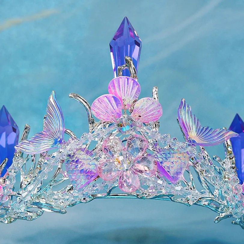 Mermaid Crown Seashell Starfish Tiara