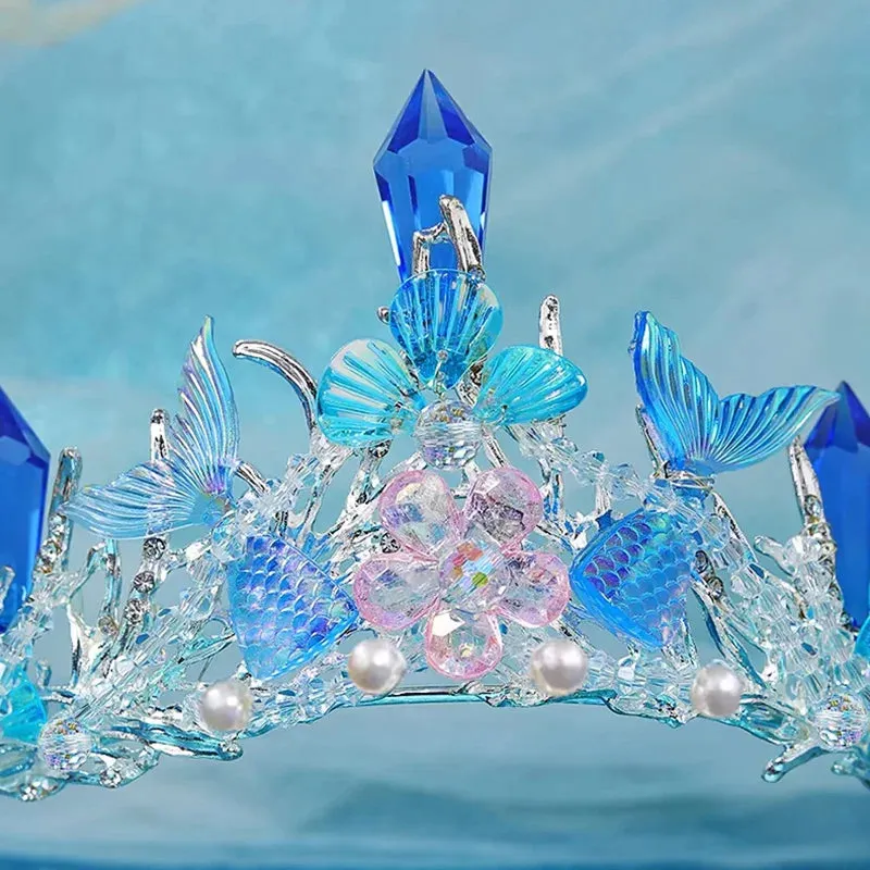 Mermaid Crown Seashell Starfish Tiara