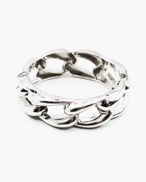 Metal Chain Linked Hinged Bangle