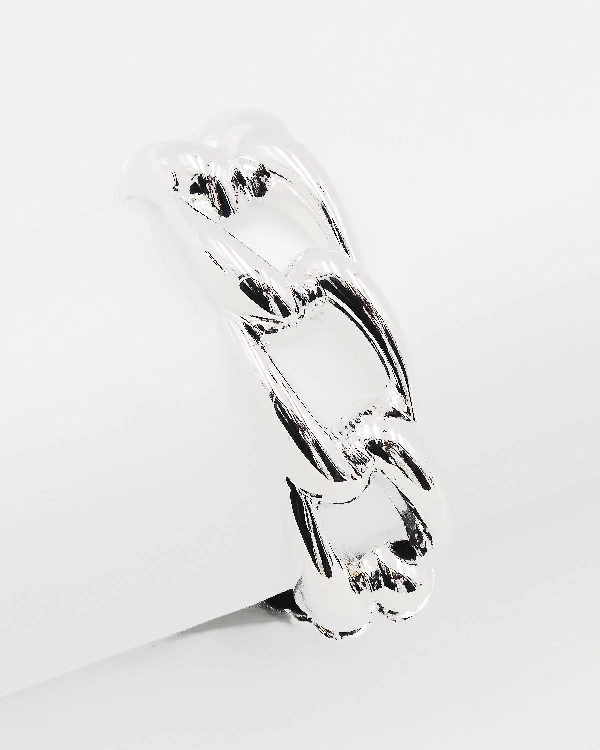 Metal Chain Linked Hinged Bangle