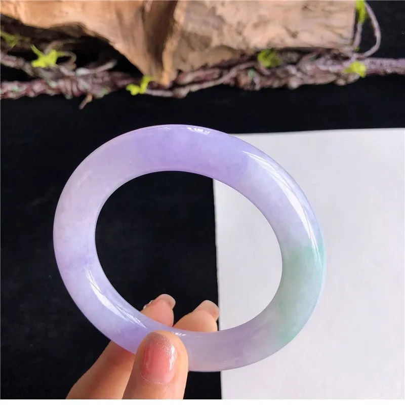 Natural Jade Bangle Jadeite Bangle Internal Diameter 56.8mm 6C61109