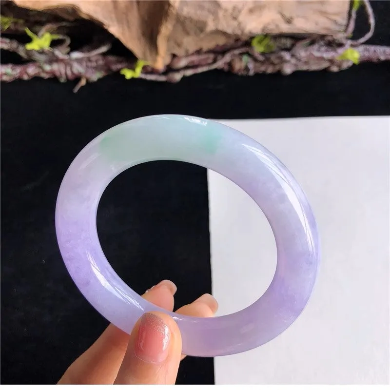 Natural Jade Bangle Jadeite Bangle Internal Diameter 56.8mm 6C61109