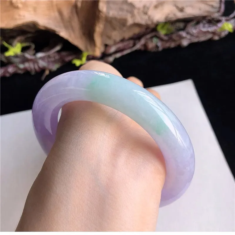 Natural Jade Bangle Jadeite Bangle Internal Diameter 56.8mm 6C61109
