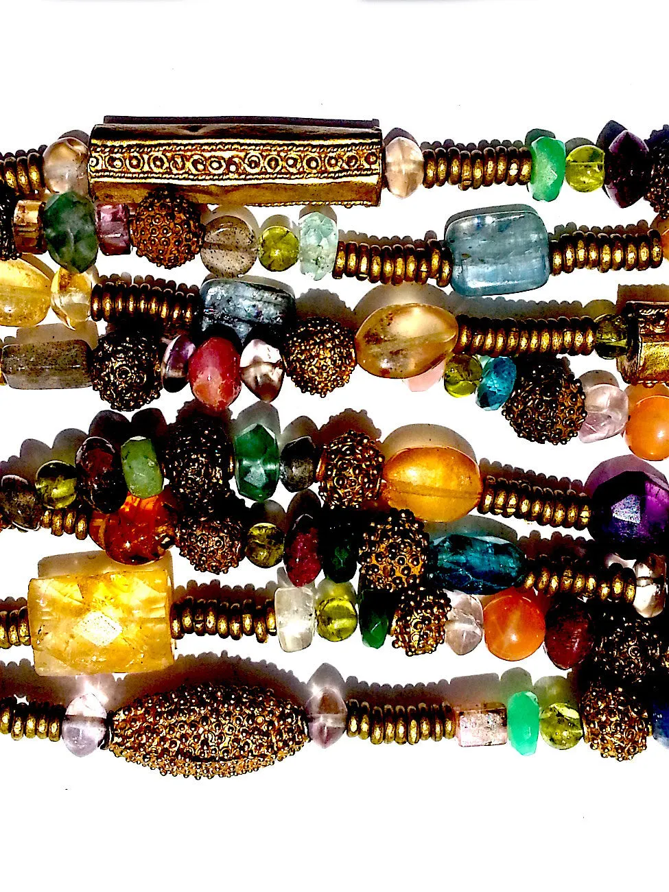 Necklace Semiprecious Mix Double Length