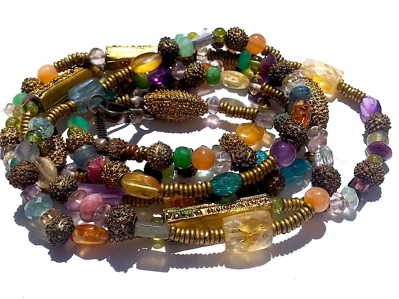 Necklace Semiprecious Mix Double Length