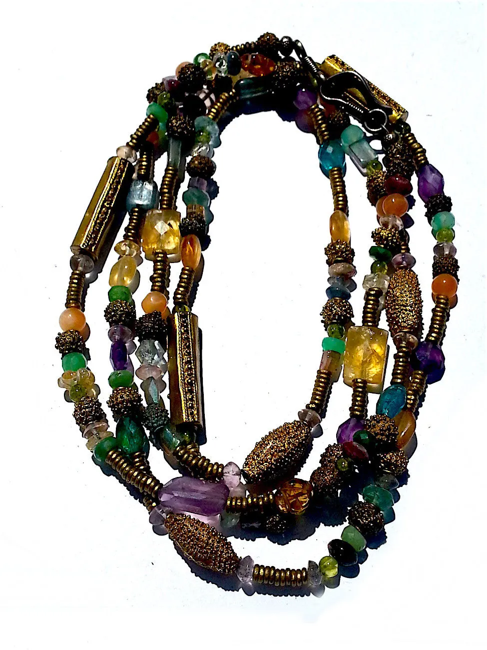 Necklace Semiprecious Mix Double Length