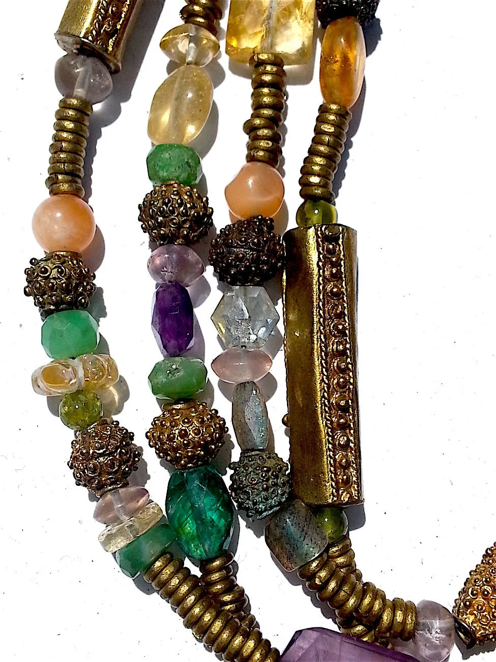 Necklace Semiprecious Mix Double Length