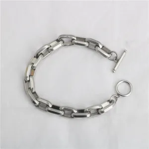 OT Buckle Titanium Steel Chain Bracelet