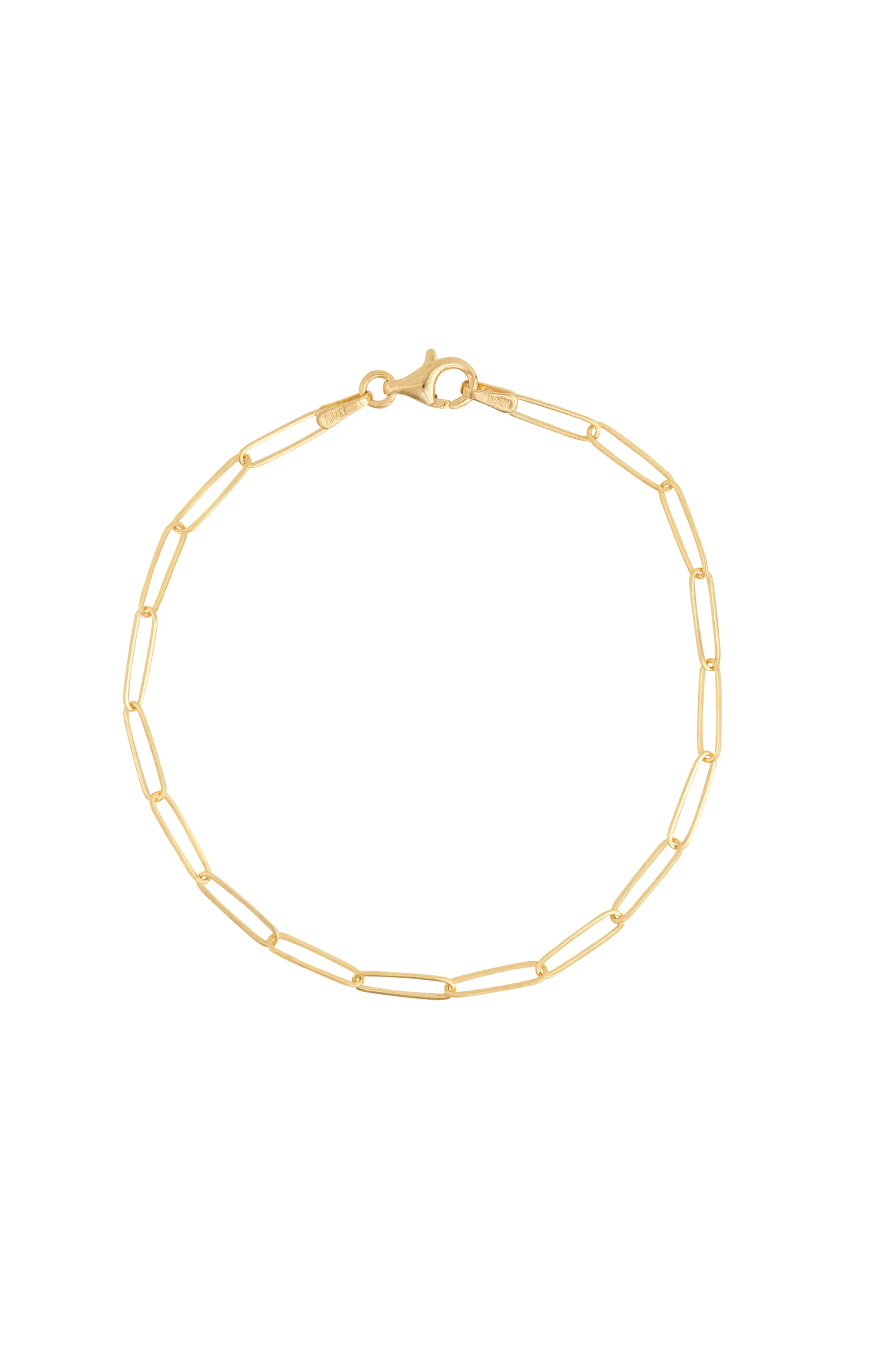 Paperclip Chain Bracelet