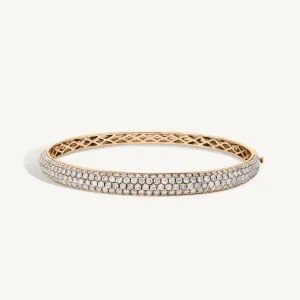Pave Diamond Bombe Bangle