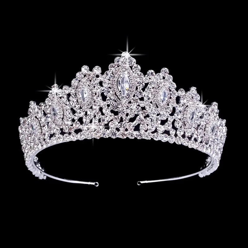 "Denali" - Silver Cubic Zirconia Bridal Tiara