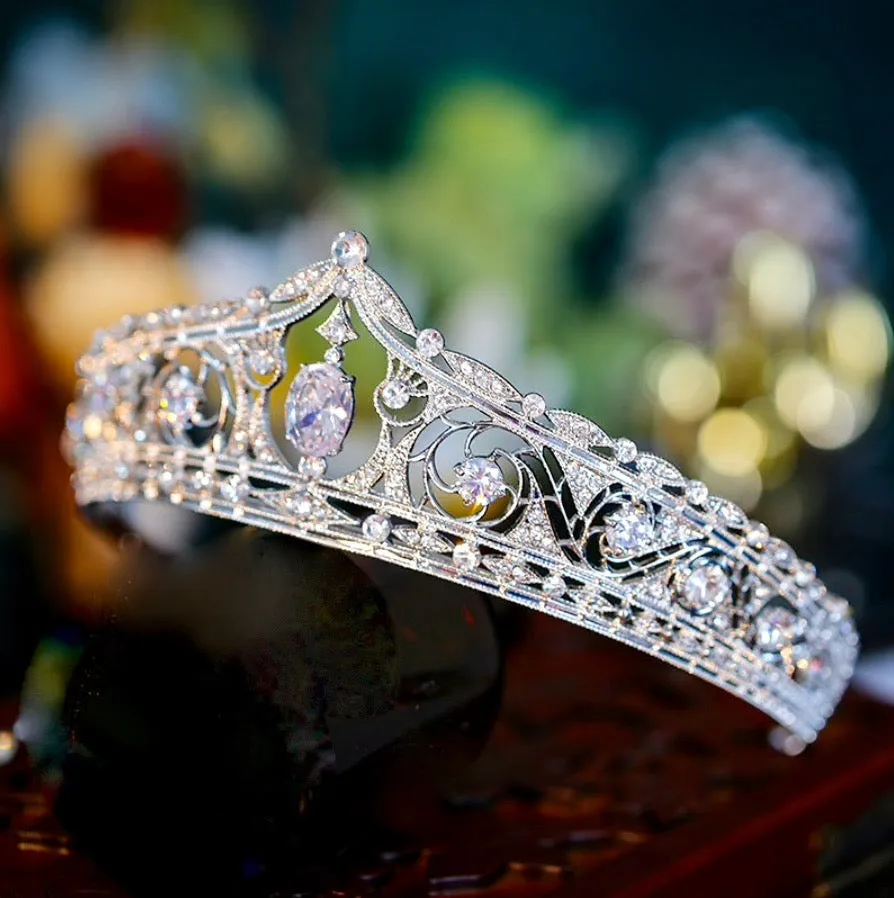 "Monica" - Royal Glamour Bridal Tiara