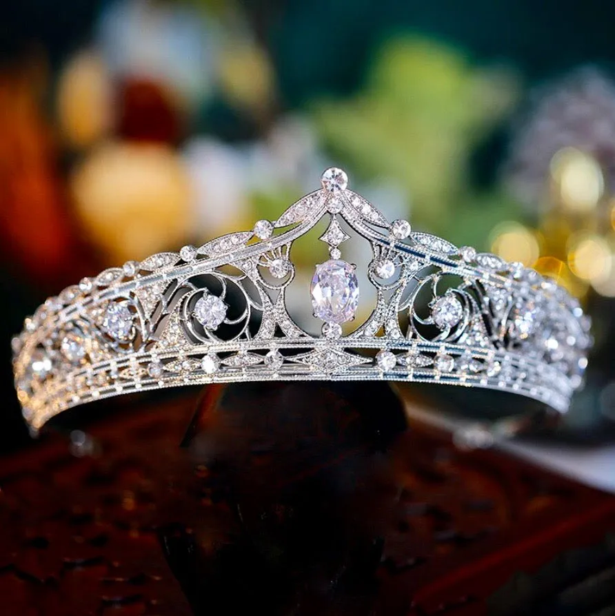"Monica" - Royal Glamour Bridal Tiara