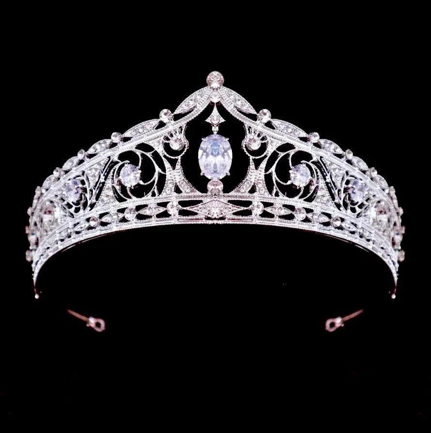 "Monica" - Royal Glamour Bridal Tiara