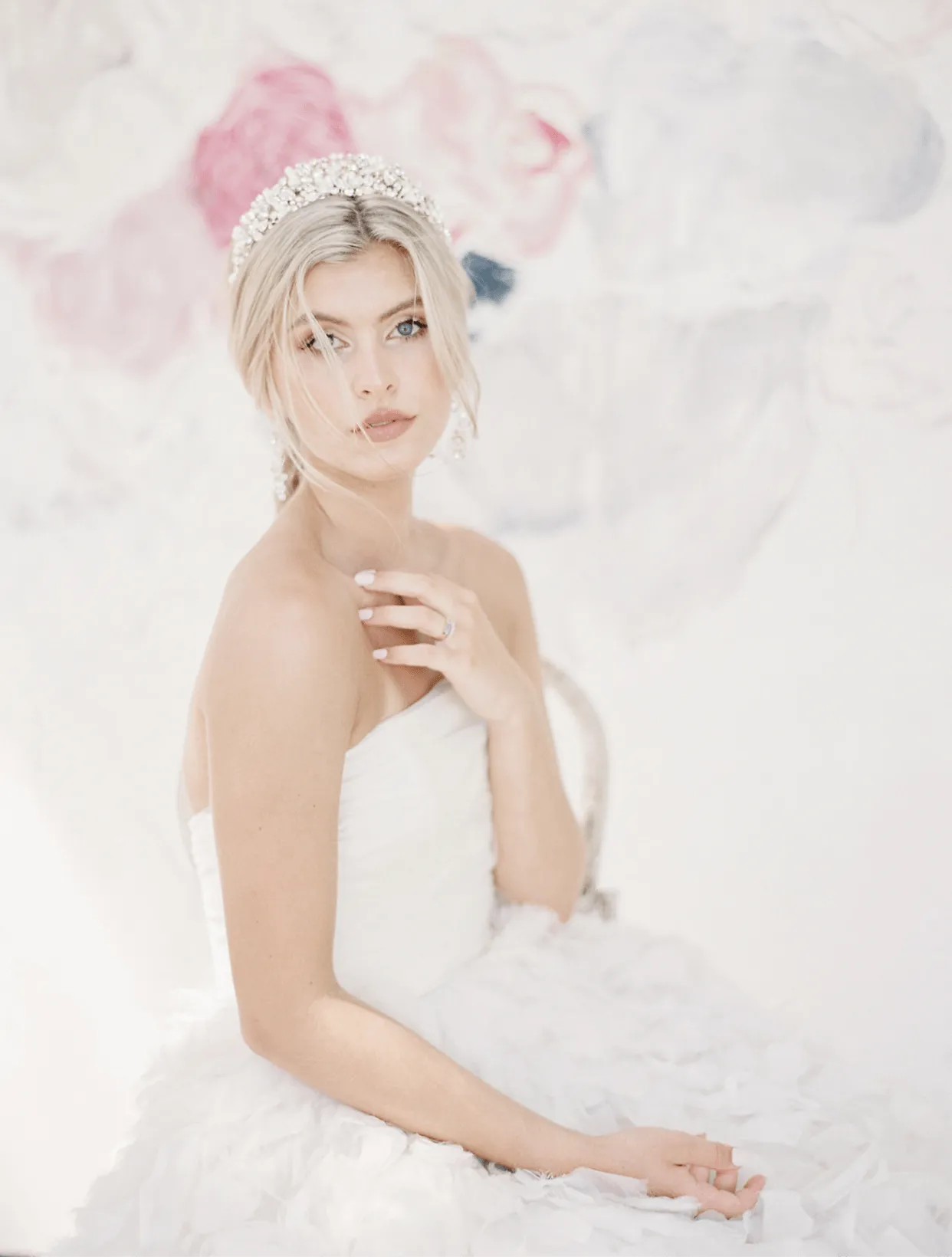 RANIER Crystal and Freshwater Pearl Headpiece Tiara