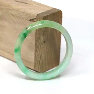 RealJade® Classic Bangle Natural Jadeite Jade Bangle Bracelet ( 53 mm) #442