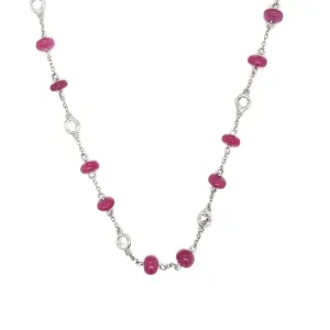 Ruby Bead Necklace