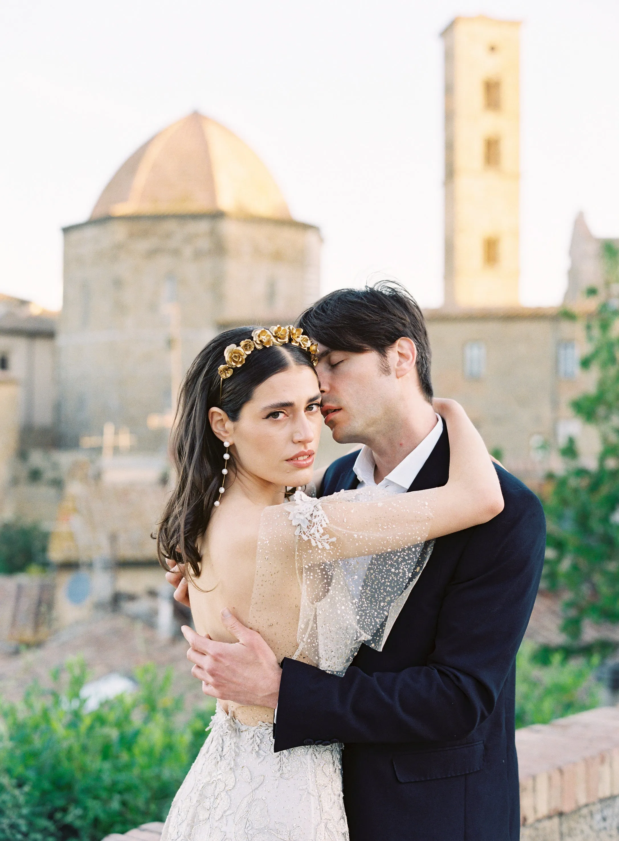 SAVANNAH Gilded Blossoms Tiara