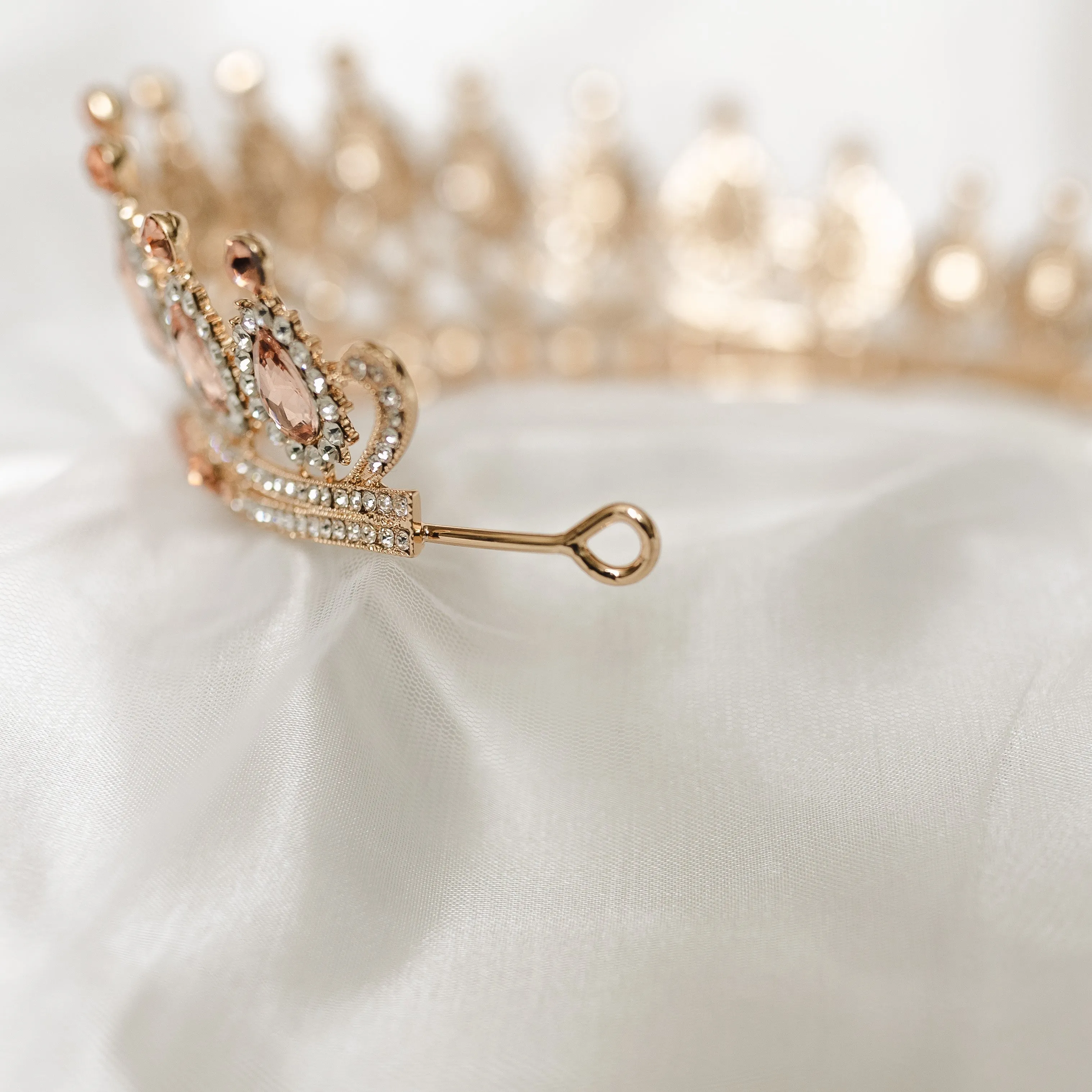 Saya's Tiara in Peach Pink