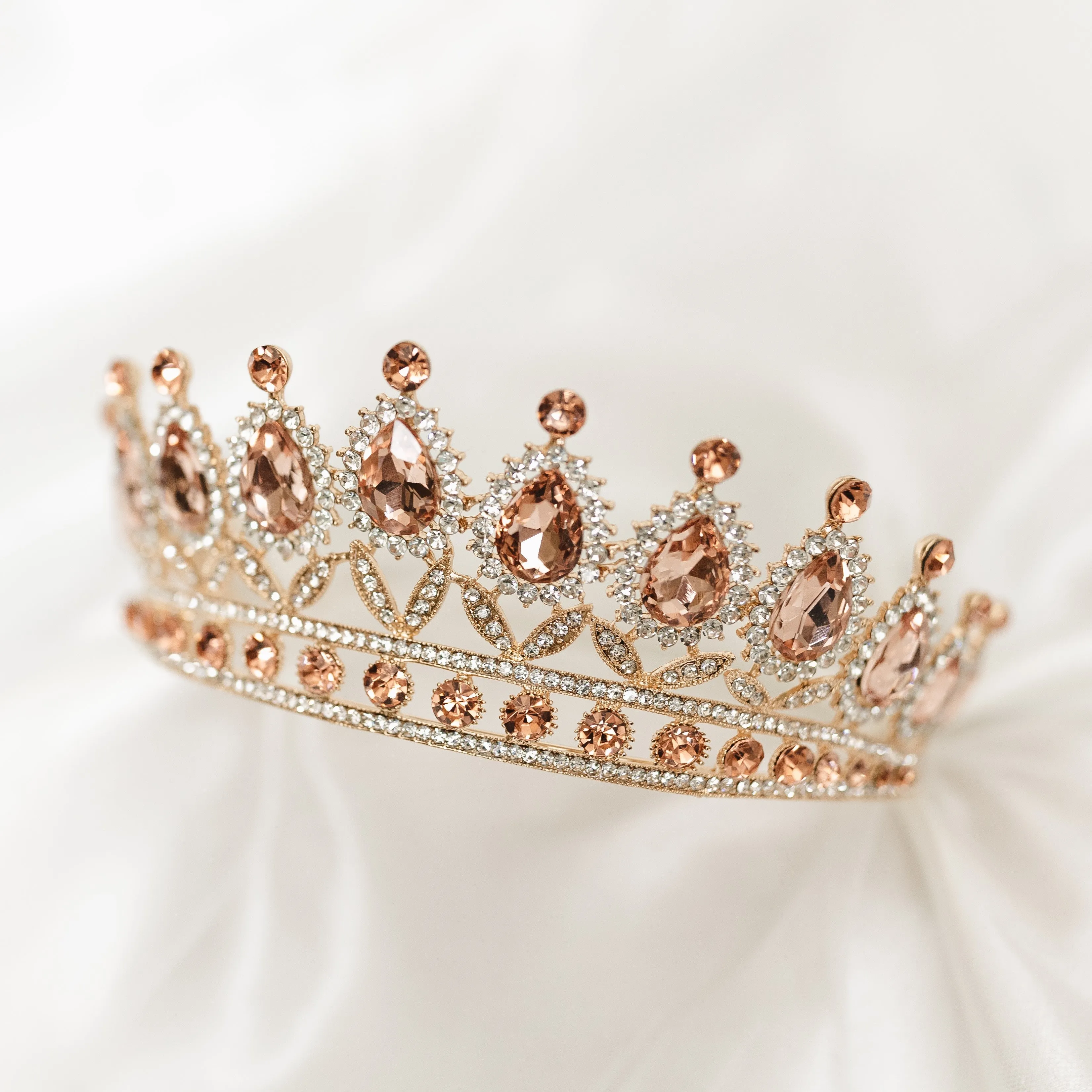 Saya's Tiara in Peach Pink