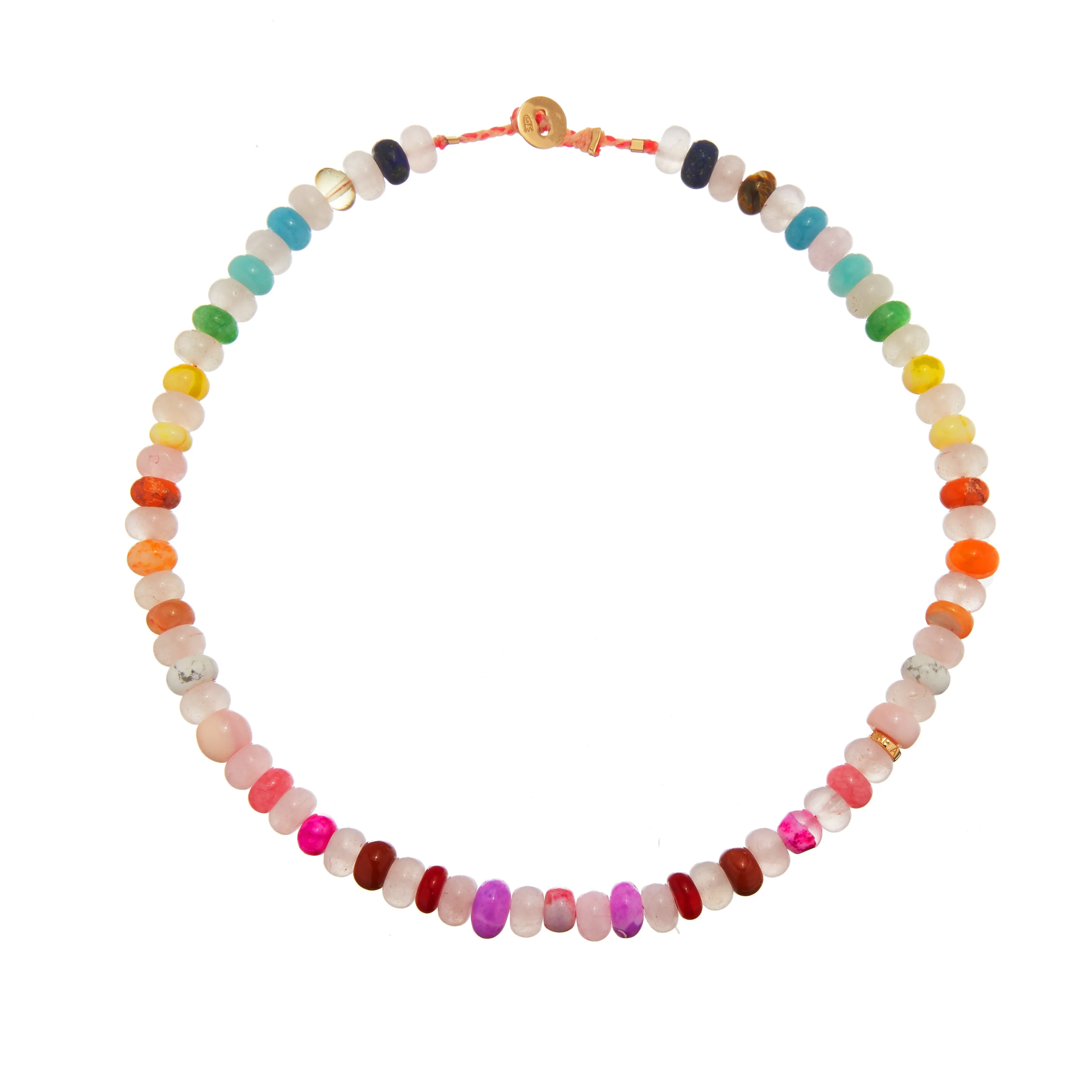 Sherbet Candy Gem Necklace