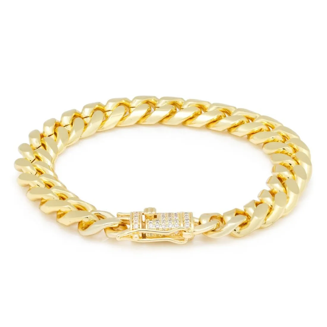 Solid Gold 10mm Miami Cuban Link Bracelet