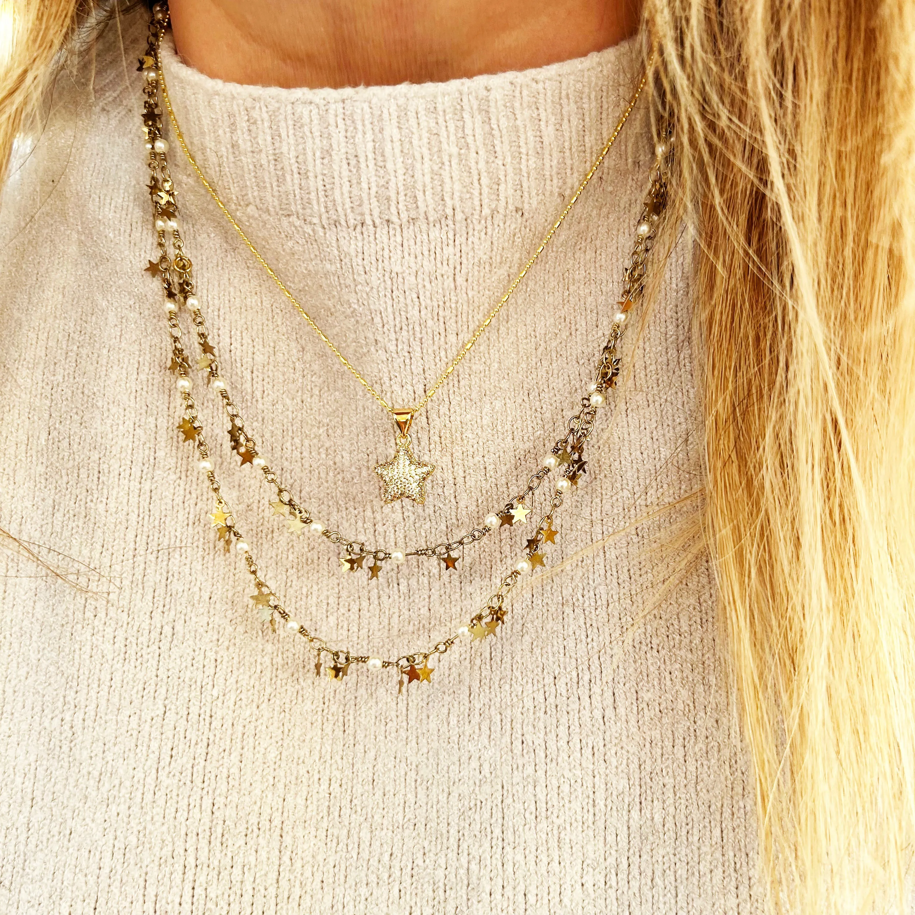 Star Necklace | Gold Plated